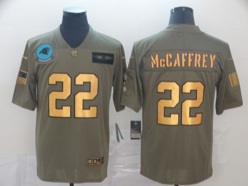 Adult Carolina Panthers Christian McCaffrey NO.22 Football Jerseys