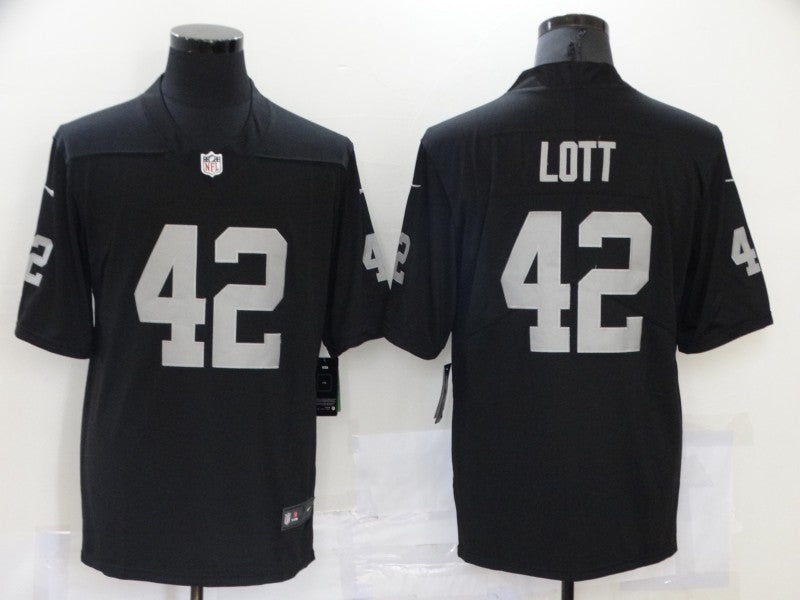 Adult Oakland Raiders Ronnie Lott NO.42 Football Jerseys