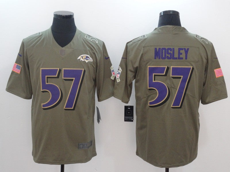Adult Baltimore Ravens C.J. Mosley NO.57 Football Jerseys
