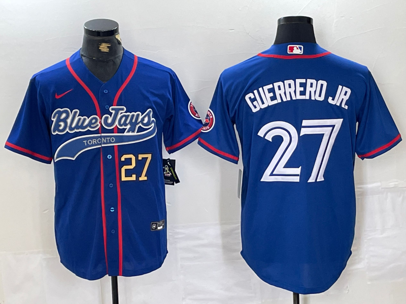 Men/Women/Youth Toronto Blue Jays Vladimir Guerrero Jr. #27 baseball Jerseys