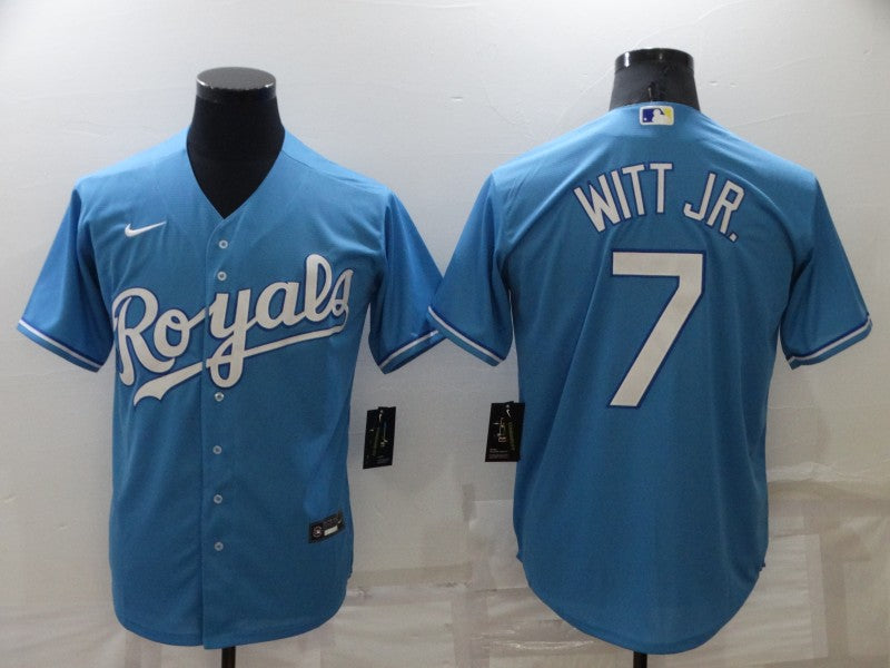 Men/Women/Youth Kansas City Royals Bobby Witt Jr. #7 baseball Jerseys