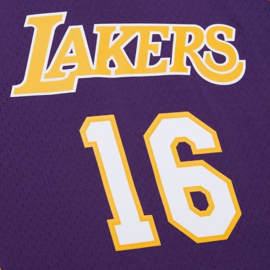 Los Angeles Lakers Paul Gasol NO.16 Basketball Jersey