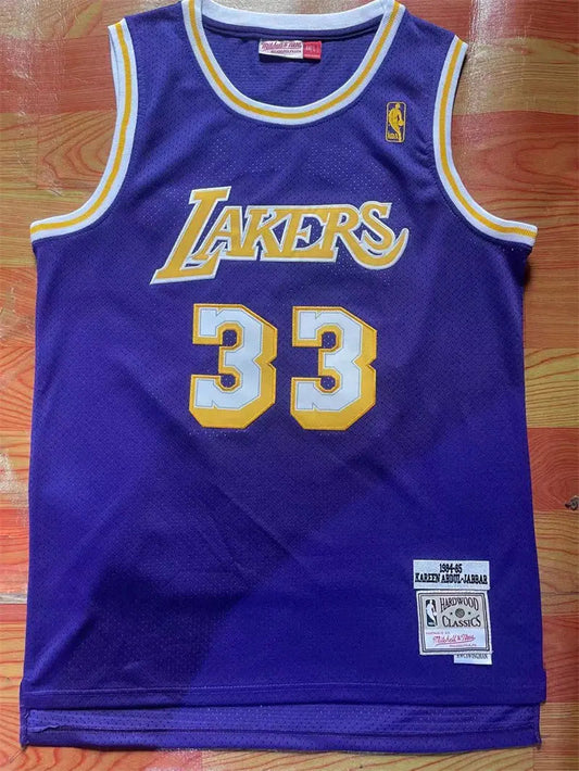 Los Angeles Lakers Kareem Abdul-Jabbar NO.33 Basketball Jersey