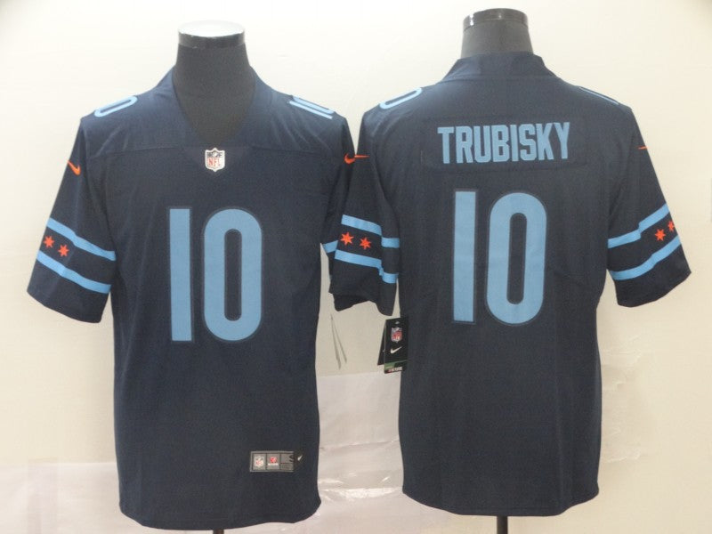 Adult Chicago Bears Mitchell Trubisky NO.10 Football Jerseys