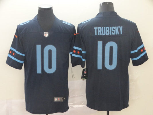 Adult Chicago Bears Mitchell Trubisky NO.10 Football Jerseys