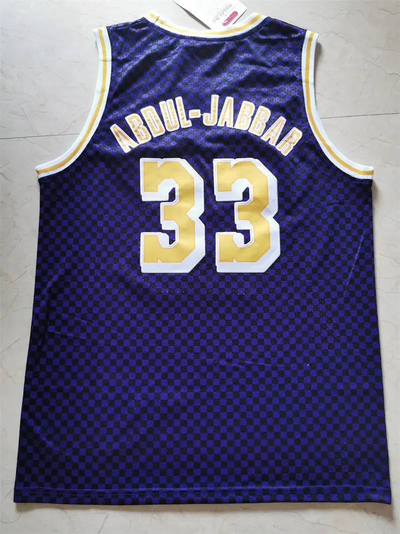 Los Angeles Lakers Kareem Abdul-Jabbar NO.33 Basketball Jersey