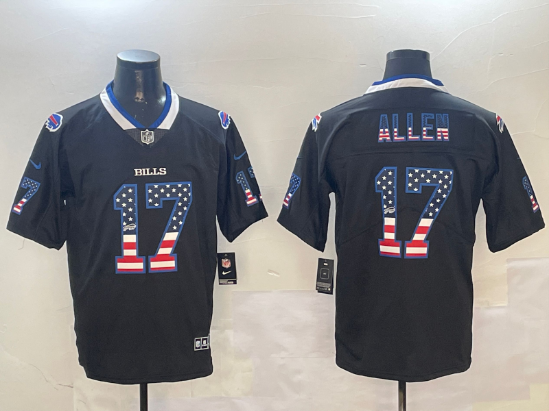 2025 Men's #17 Josh Allen Bills Rivalry Series Stitched Jersey