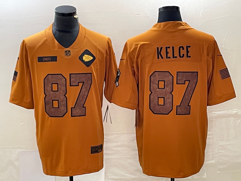Adult Kansas City Chiefs Travis Kelce NO.87 Football Jersey