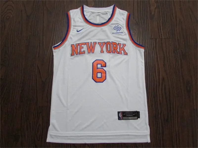 New York Knicks Porzingis NO.6 Basketball Jersey