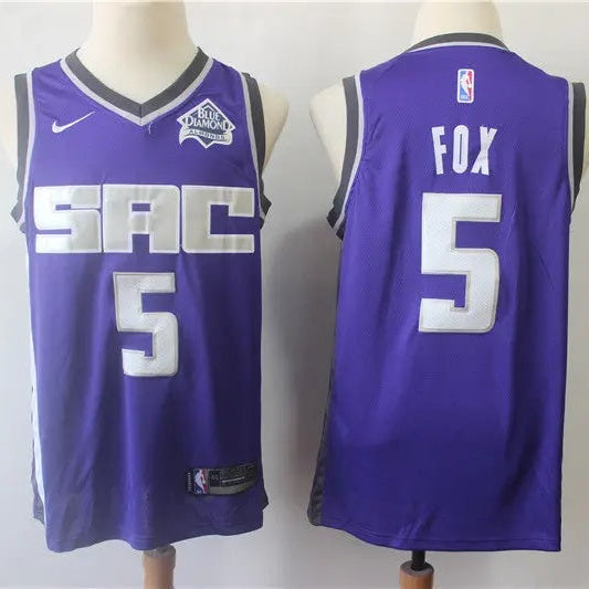 Sacramento Kings Fox NO.5 Basketball Jersey