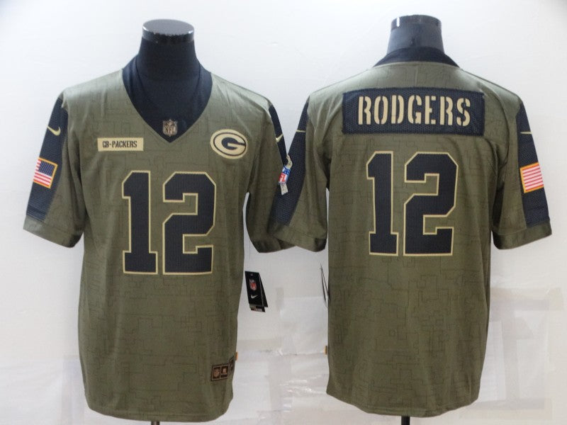 Adult Green Bay Packers Aaron Rodgers NO.12 Football Jerseys