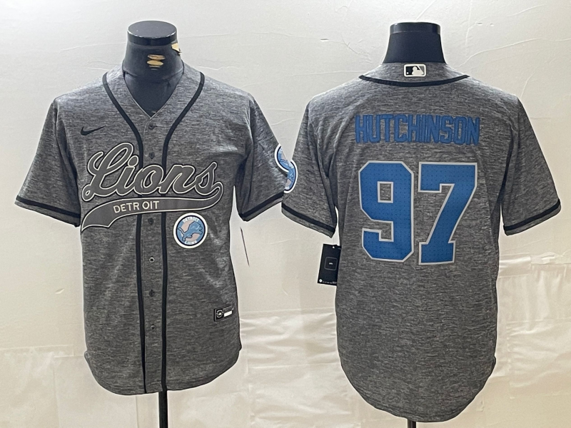 men/women/kids Detroit Lions Aidan Hutchinson NO.97 football Jerseys