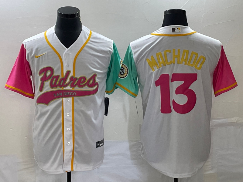 Men/Women/Youth San Diego Padres Manny Machado #13 baseball Jerseys