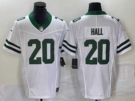 New arrival Adult New York Jets Breece Hall NO.20 Football Jerseys