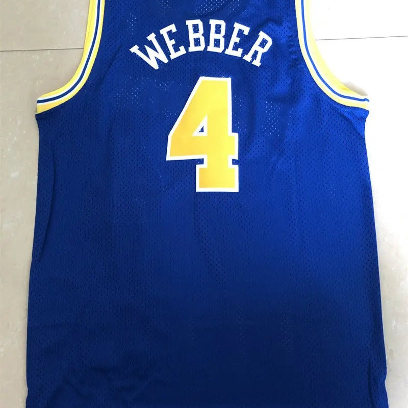 Golden State Warriors Webber NO.4 Basketball Jersey