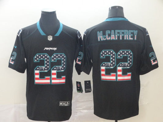 Adult Carolina Panthers Christian McCaffrey NO.22 Football Jerseys