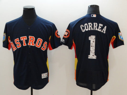 Men/Women/Youth Houston Astros Carlos Correa #1 baseball Jerseys