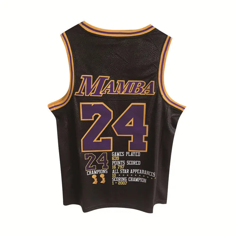 Los Angeles Lakers Kobe Bryant Mamba NO.24 Basketball Jersey
