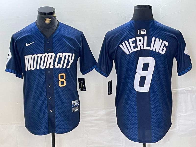 Men/Women/Youth Detroit Tigers Matt Vierling NO.8 baseball Jerseys