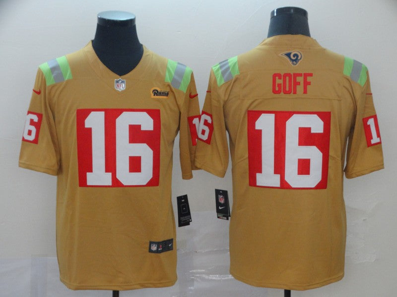 Adult Los Angeles Rams Jared Goff NO.16 Football Jerseys