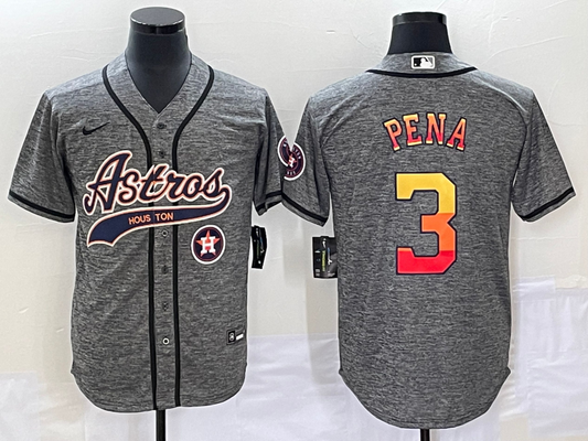 Men/Women/Youth Houston Astros Jeremy Peña #3 baseball Jerseys