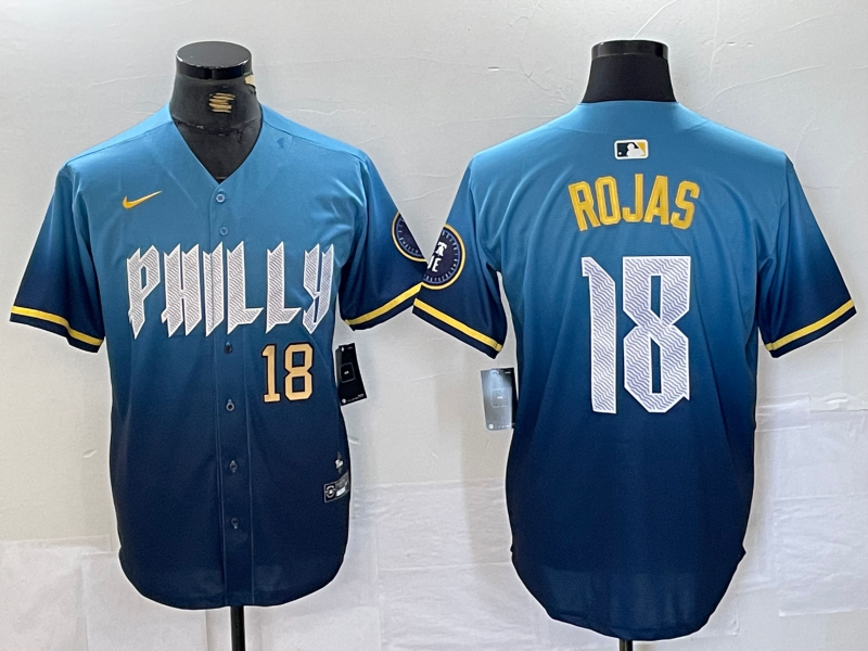 Men/Women/Youth Philadelphia Phillies Johan Rojas #18 baseball Jerseys