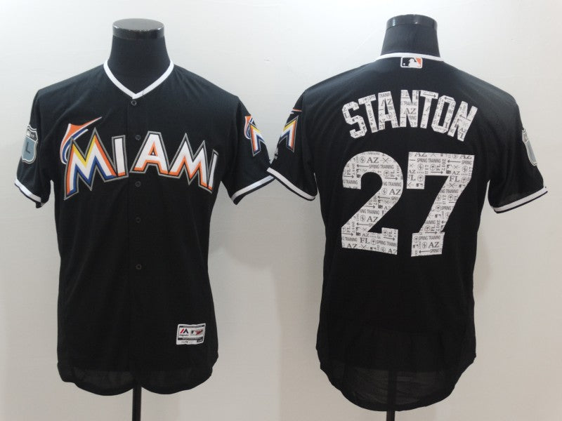 Men/Women/Youth Miami Marlins Giancarlo Stanton NO.27 baseball Jerseys