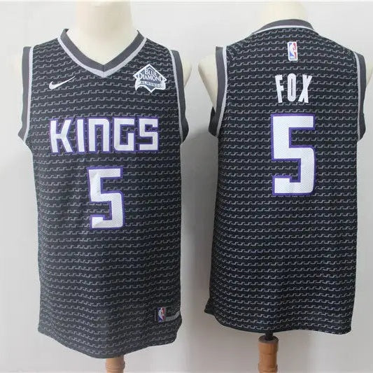 Sacramento Kings Fox NO.5 Basketball Jersey