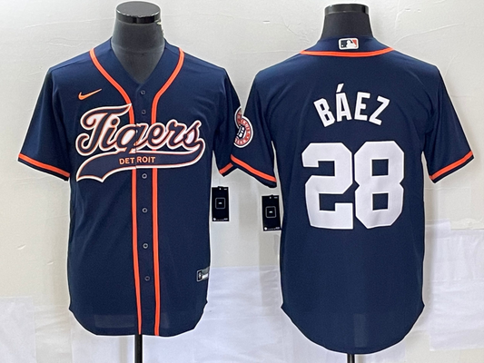 Men/Women/Youth Detroit Tigers Javier Báez  NO.28 baseball Jerseys