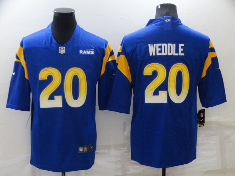 Adult Los Angeles Rams Eric Weddle NO.20 Football Jerseys