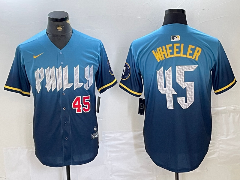Men/Women/Youth Philadelphia Phillies Zack Wheeler #45 baseball Jerseys