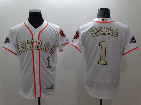 Men/Women/Youth Houston Astros Carlos Correa #1 baseball Jerseys