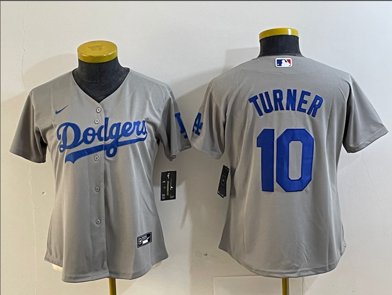 Women's Los Angeles Dodgers Justin Turner NO.10 baseball Jerseys