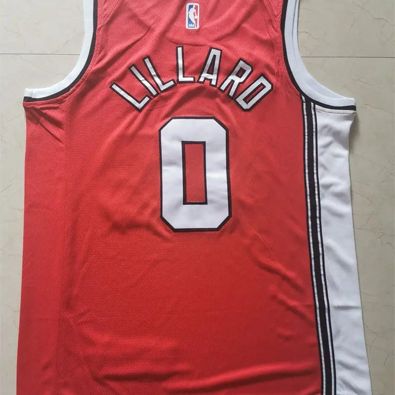 Portland Trail Blazers Damian Lillard NO.0 Basketball Jersey