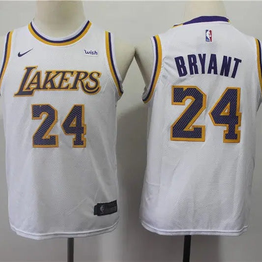 Kids Los Angeles Lakers Bryant NO.24 Basketball Jersey