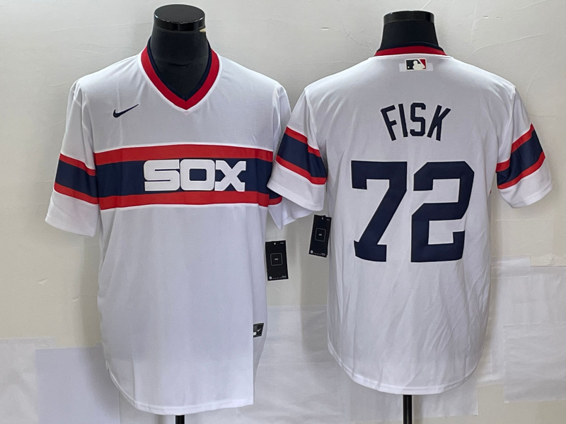 Men/Women/Youth Chicago White Sox Carlton Fisk #72 baseball Jerseys