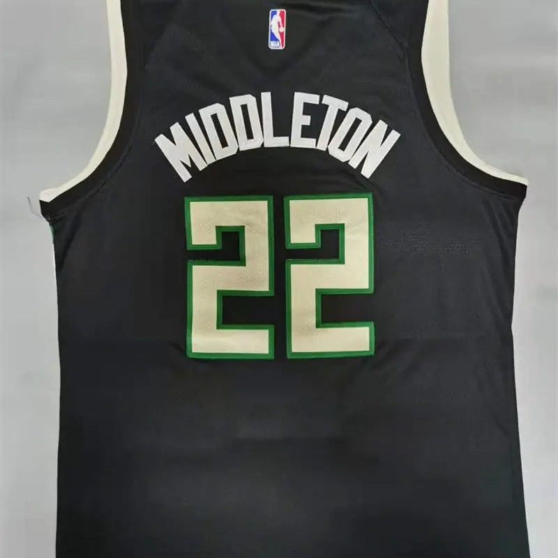 Milwaukee Bucks Khris Middleton NO.22 Basketball Jersey
