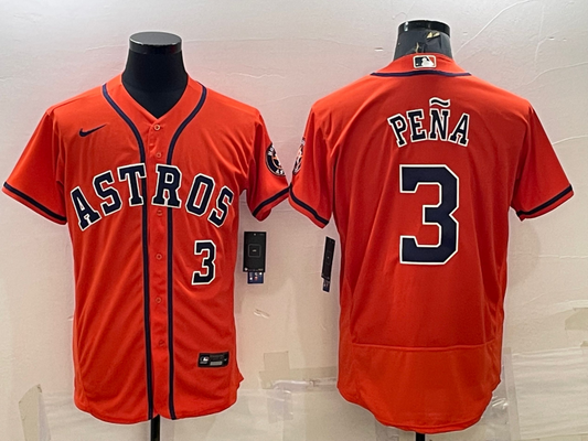 Men/Women/Youth Houston Astros Jeremy Peña #3 baseball Jerseys