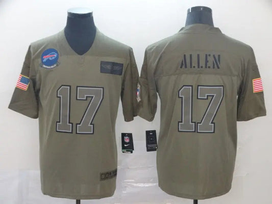 Adult Buffalo Bills Josh Allen NO.17 Football Jerseys