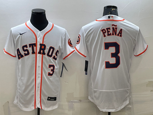 Men/Women/Youth Houston Astros Jeremy Peña #3 baseball Jerseys