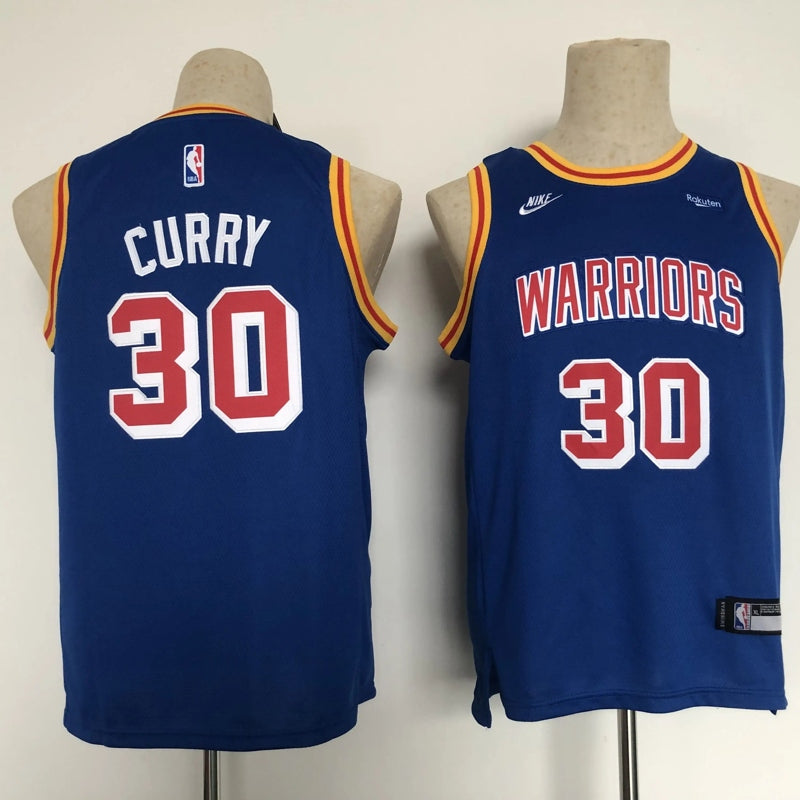Kids Golden State Warriors Stephen Curry NO.30 Basketball Jersey