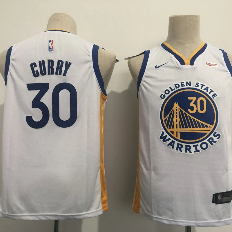Kids Golden State Warriors Stephen Curry NO.30 Basketball Jersey