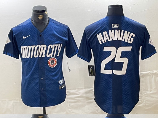 Men/Women/Youth Detroit Tigers Matt Manning NO.25 baseball Jerseys