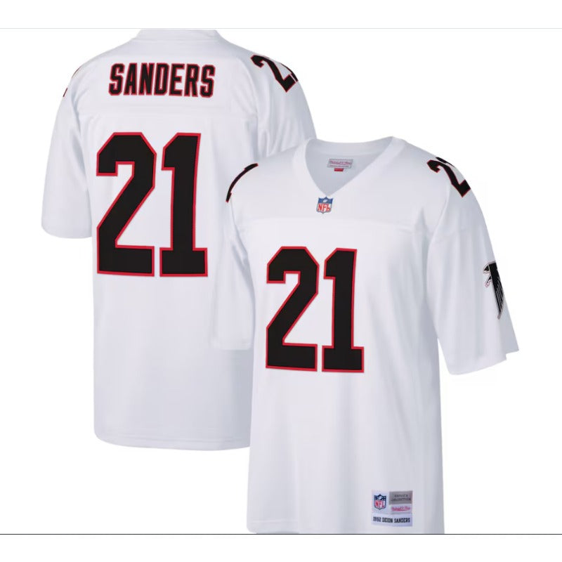 New Season Adult Atlanta Falcons Deion Sanders NO.21 Football Jerseys