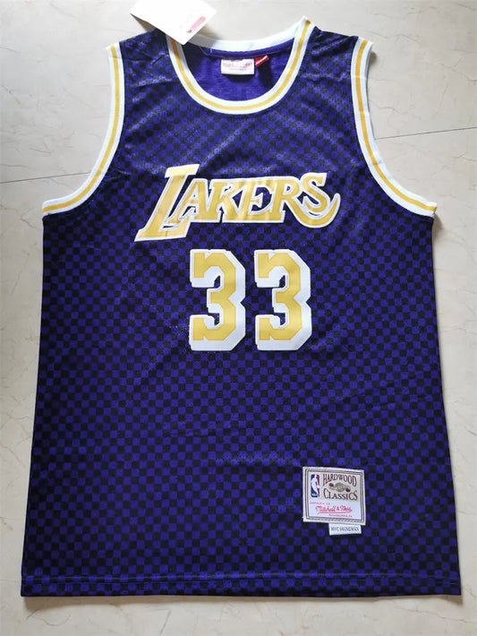 Los Angeles Lakers Kareem Abdul-Jabbar NO.33 Basketball Jersey