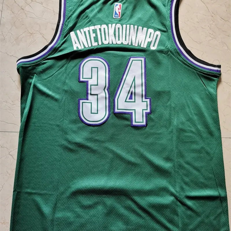 Milwaukee Bucks Giannis Antetokounmpo NO.34 Basketball Jersey