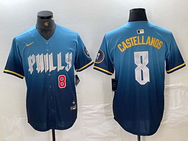 Men/Women/Youth Philadelphia Phillies Nick Castellanos #8 baseball Jerseys