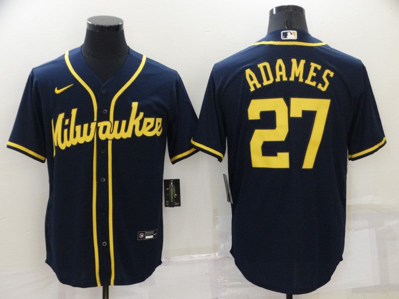 Men/Women/Youth Milwaukee Brewers Milwaukee Brewers #27 baseball Jerseys