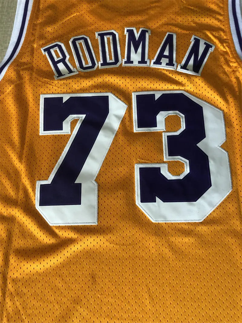 Los Angeles Lakers Dennis Rodman NO.73 Basketball Jersey