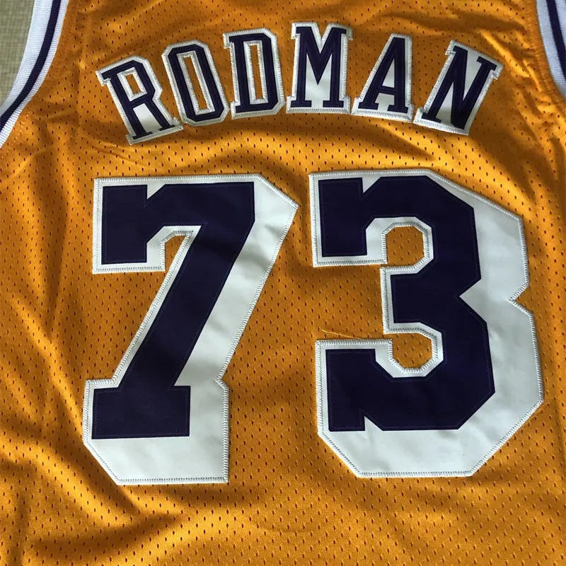 Los Angeles Lakers Dennis Rodman NO.73 Basketball Jersey